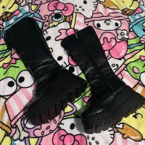 Black Platform Boots